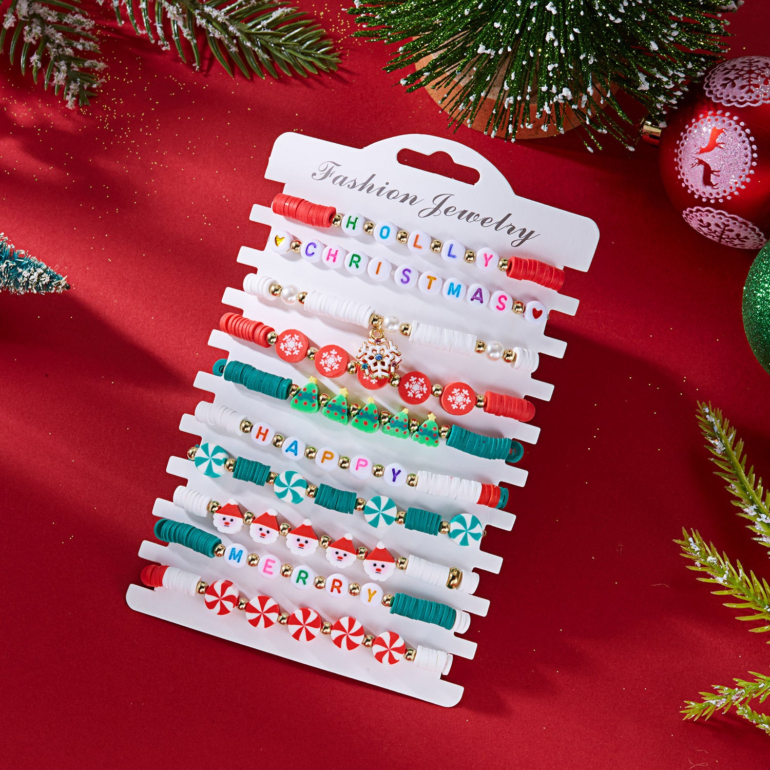 Wholesale Christmas multi-layer bracelet set